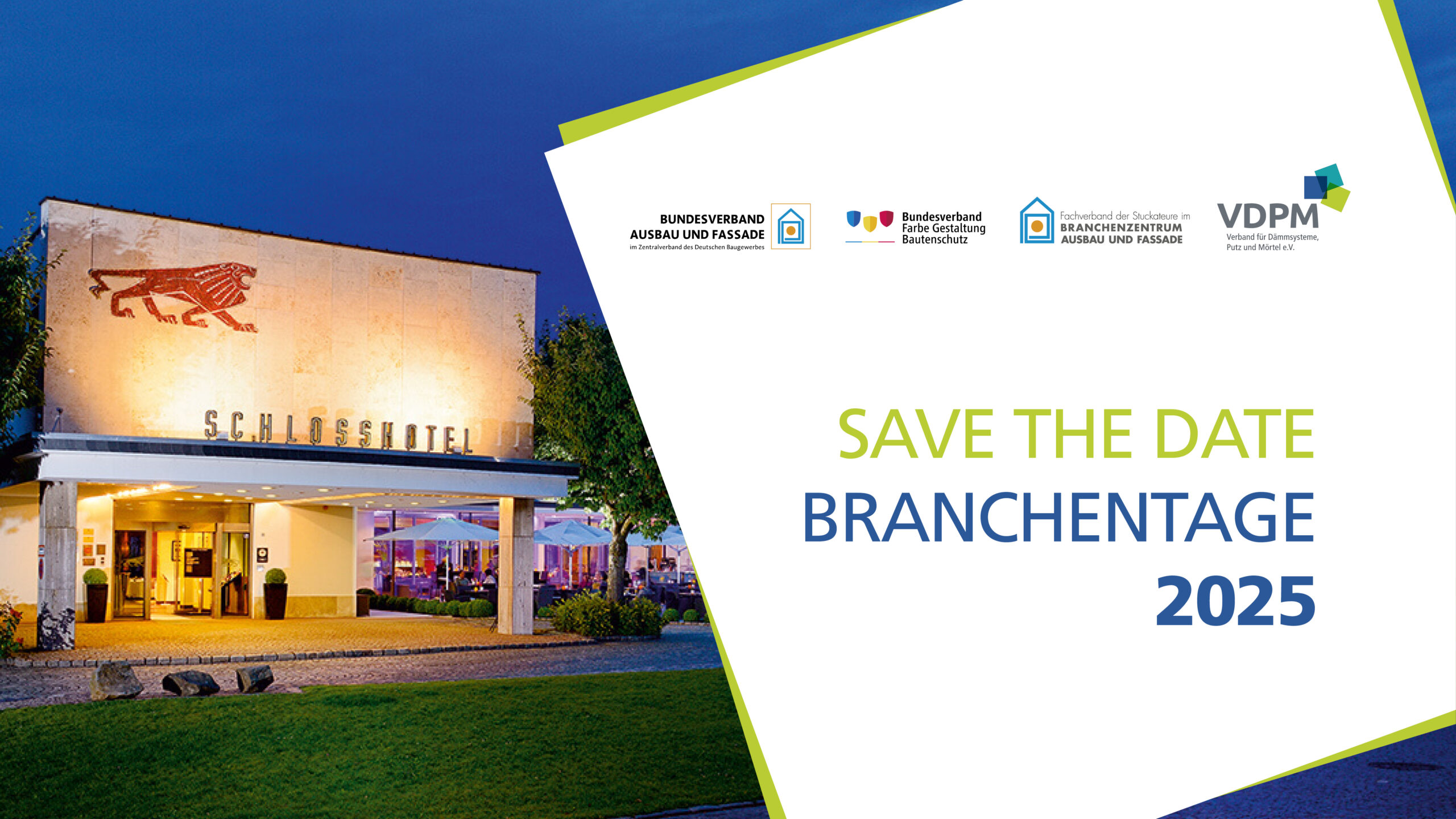 SAVE THE DATE Branchentage