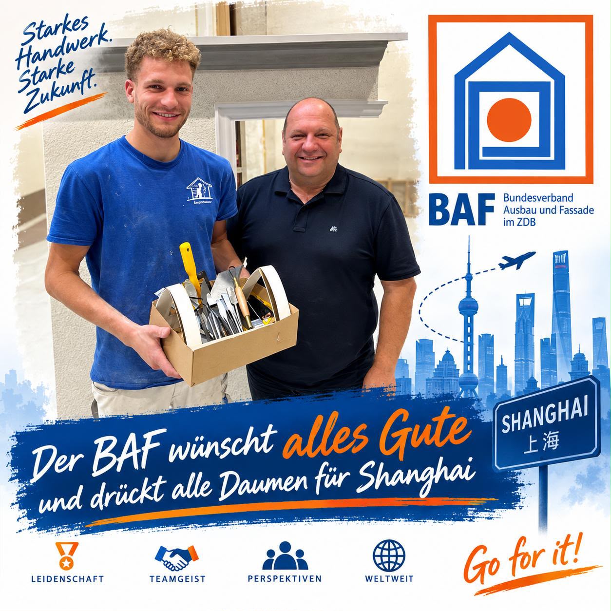 Maximilian Buerger fährt für Anna Petra Vogel zu den WorldSkills